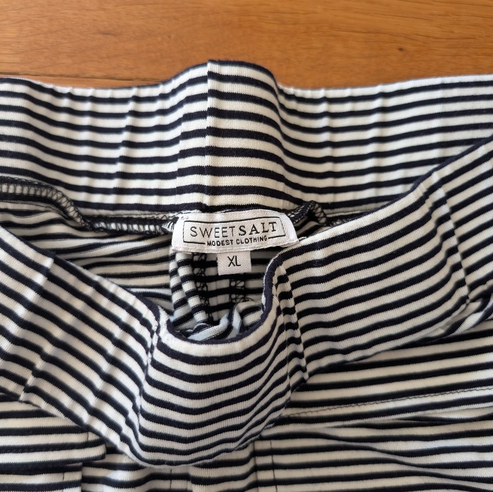 Sweet Salt Striped Maxi Skirt - Picture 5 of 7